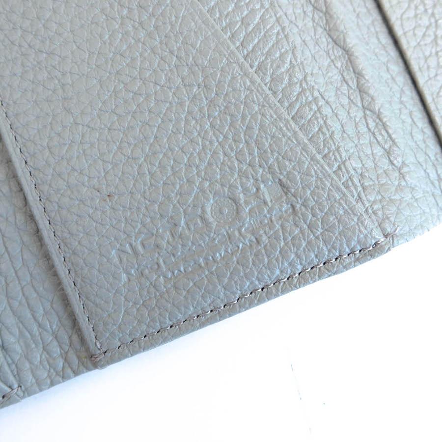 ○二宮五郎商店 NINOWORKS イタリア輸入皮革ペブルグレインレザー 牛革 財布 別製ミニ財布 コンパクトウォレット 小銭入れあり 三  中古 NINOWORKS 二宮五郎商店 財布 別製ミニ財布 イタリア輸入皮革ペブル