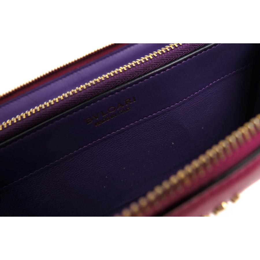 BVLGARI ブルガリ 長財布 Serpenti セルペンティ 牛革 カーフ 小銭入れ