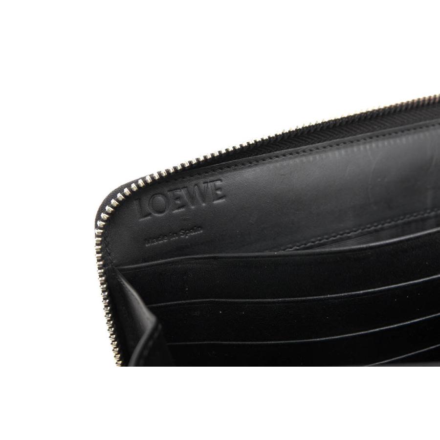 ロエベ] LOEWE リネンジップアラウンドウォレット／ラウンドファスナー