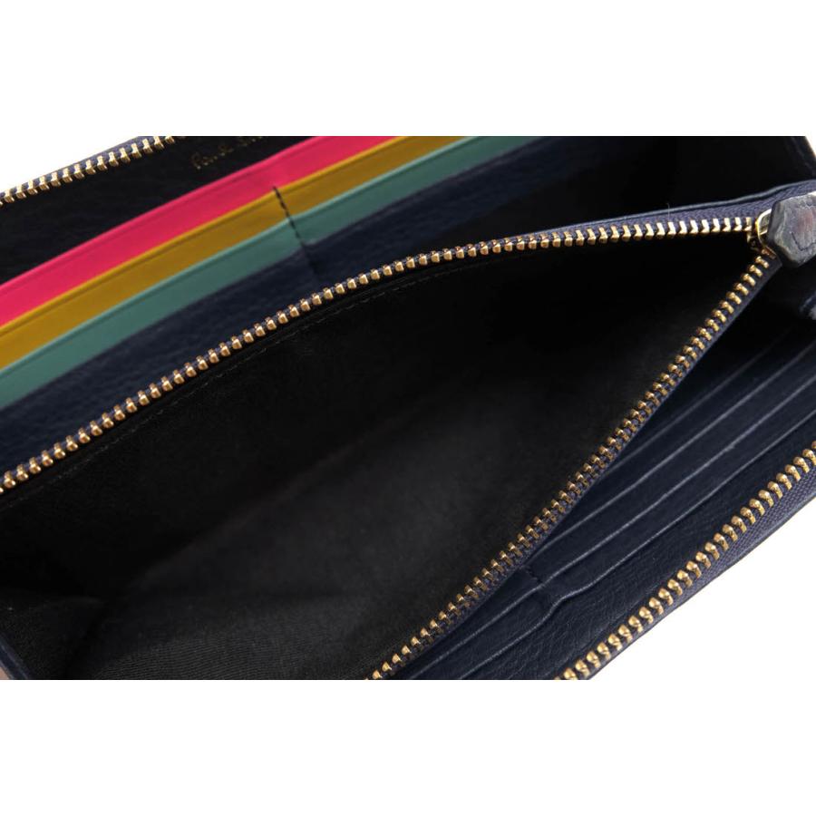 Paul Smith（ポール・スミス） 長財布 PWD555 STRIPE COLOR BAND