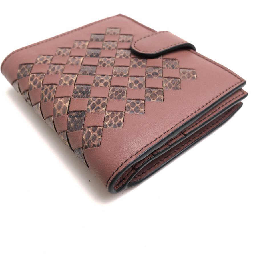 BOTTEGA VENETA ボッテガヴェネタ 財布 アイヤーズレザー ヘビ革