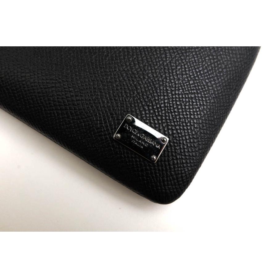 ○ドルガバ DOLCE＆GABBANA グレイン型押し牛革 長財布  小銭入れあり L字ファスナー シボ革 シュリンクレザー メンズ 【中古】 中古 DOLCE&GABBANA（ドルチェ & ガッバーナ） ドルガバ 長財布 グレイン型