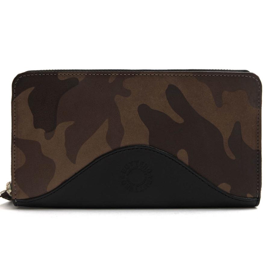 BUTTERO ブッテロ 長財布 牛革 小銭入れあり 迷彩・カモフラージュ柄  