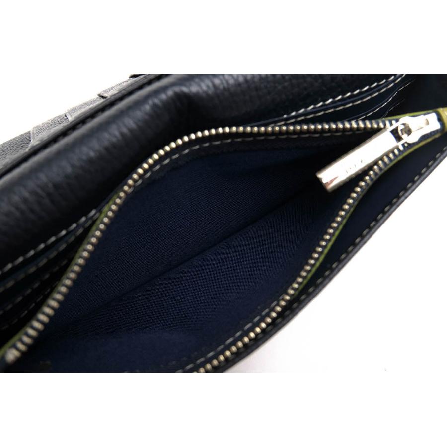 ○プレリー PRARE 鹿革 ディアスキン 1957 PRAIRIE 長財布 NP17114 ItalianDeerskin イタリアンディア フラップ式 小銭入れあり 二 中古 PRARE プレリー 長財布 NP17114 ItalianDeerskin イタリアンディア 鹿