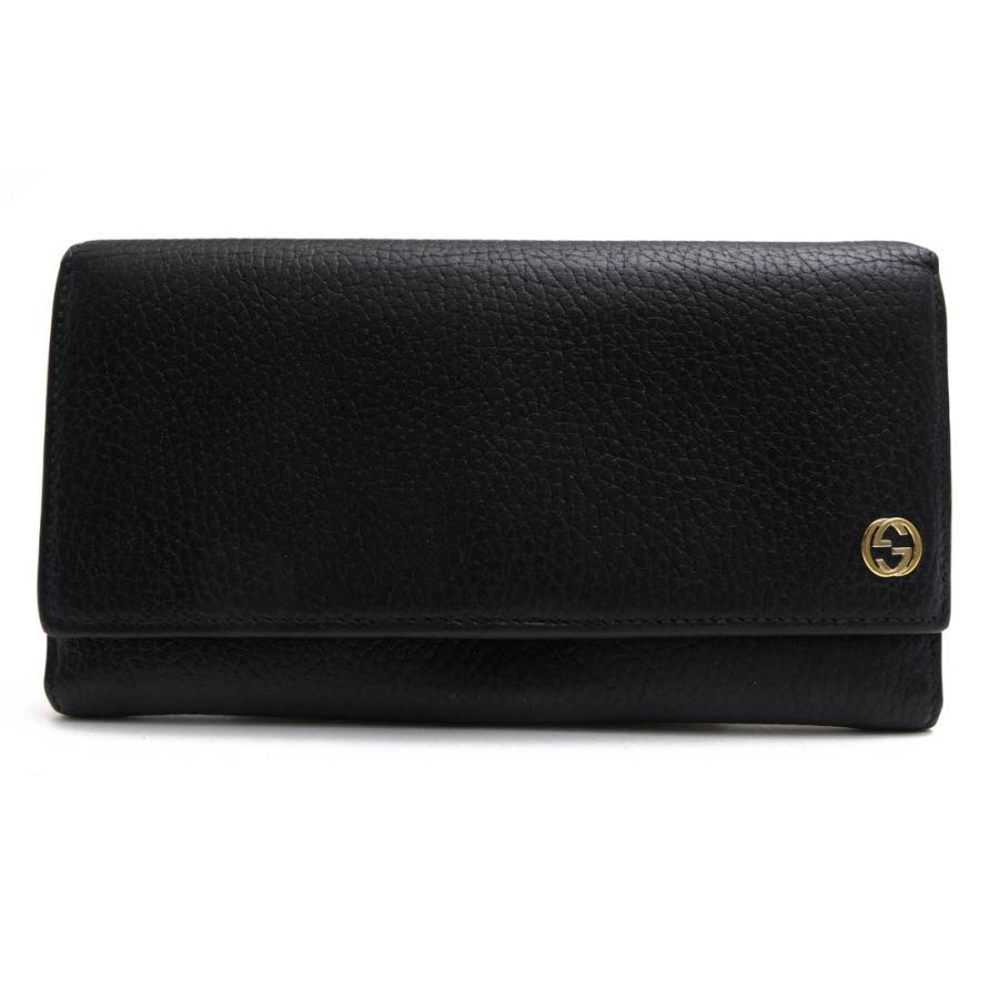 ○グッチ GUCCI DOLLAR CALFカーフ 牛革 長財布 449279 インターロッキング コンチネンタル チェルシー 小銭入れあり 二つ折り シ  中古 GUCCI（グッチ） 長財布 449279 インターロッキング コンチネンタル