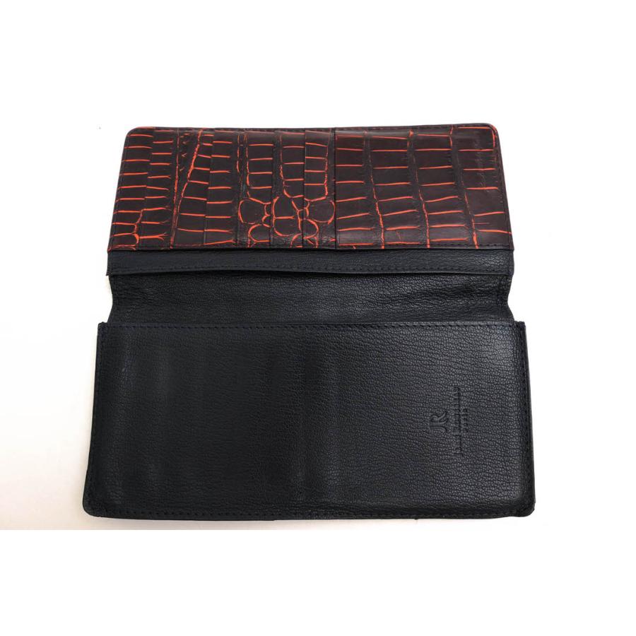 ジャンルソー 長財布 希少 ルイジアナアリゲーター 小銭入れ有り