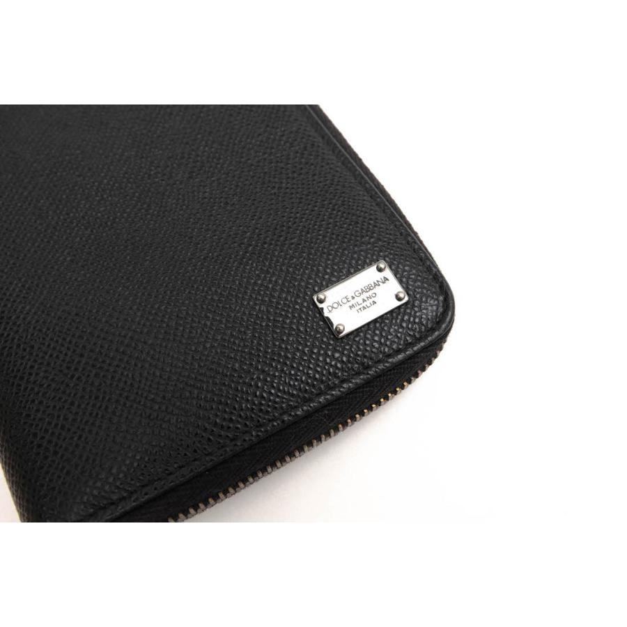 ○ドルガバ DOLCE＆GABBANA 牛革 長財布 BP1435 A3G15 PORTAFOGLIO STAMPA DAUPHINE STA 小銭入れあり ラウンドジップ ラウンドフ  中古 DOLCE&GABBANA（ドルチェ & ガッバーナ） ドルガバ 長財布 BP1435