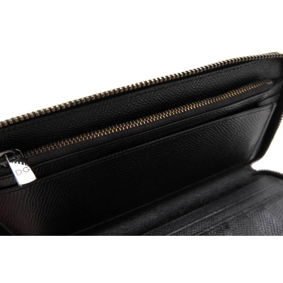○ドルガバ DOLCE＆GABBANA 牛革 長財布 BP1435 A3G15 PORTAFOGLIO STAMPA DAUPHINE STA 小銭入れあり ラウンドジップ ラウンドフ  中古 DOLCE&GABBANA（ドルチェ & ガッバーナ） ドルガバ 長財布 BP1435