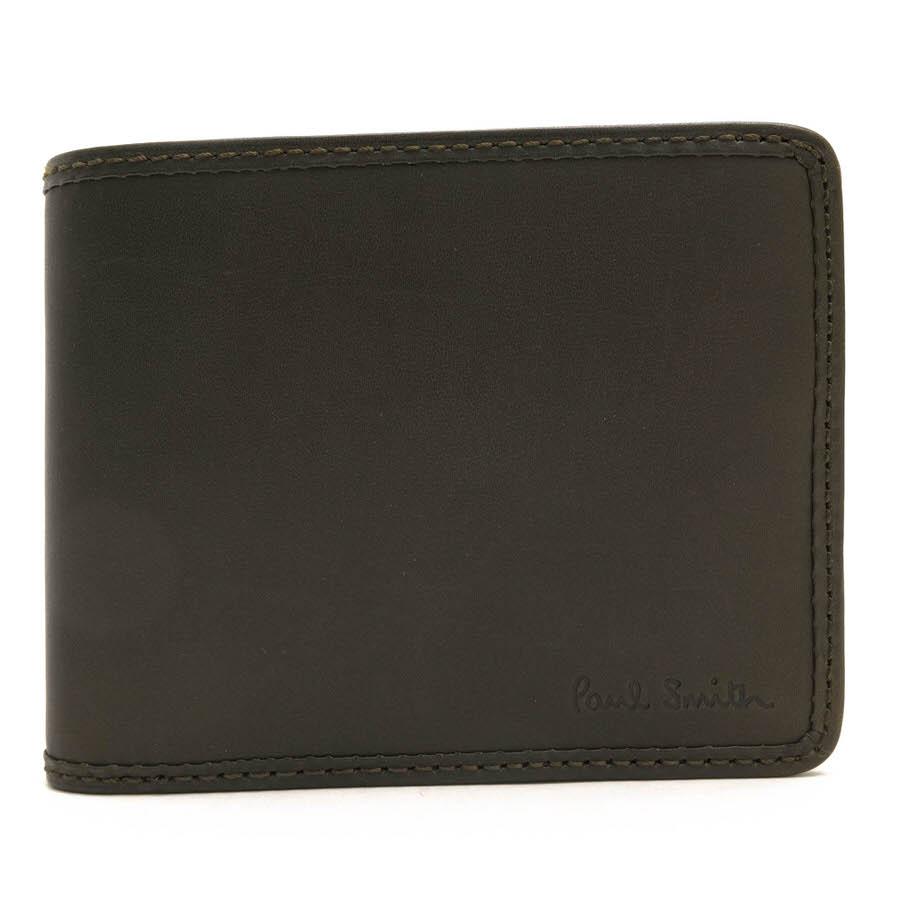 ○ポールスミス Paul Smith 牛革 財布 PSP382 小銭入れあり 二つ折り メンズ 【中古】 中古 Paul Smith（ポール・スミス） 財布 PSP382 牛革 小銭入れあり 二