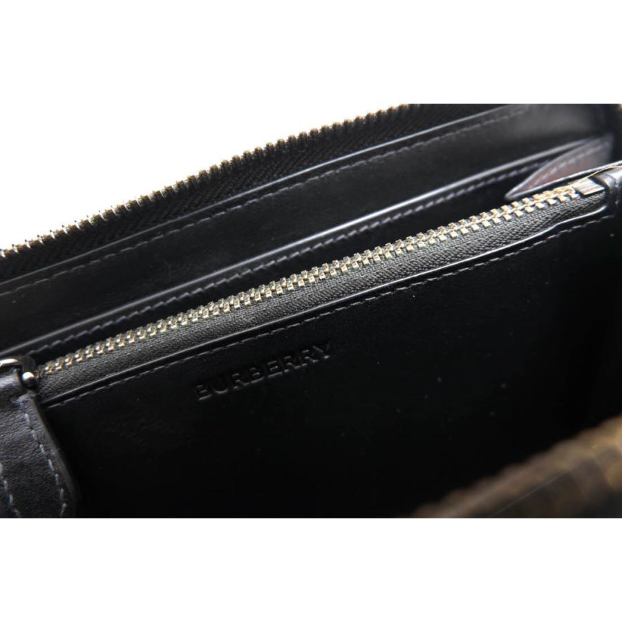 BURBERRY（バーバリー） 長財布 8064586 Charcoal Check and Leather