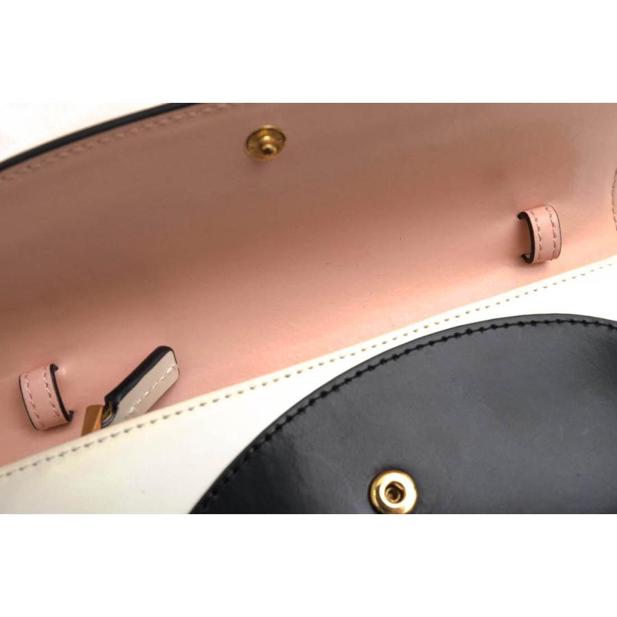 Plan C プラン シー 長財布 カラーブロック 牛革 カーフ ショルダー