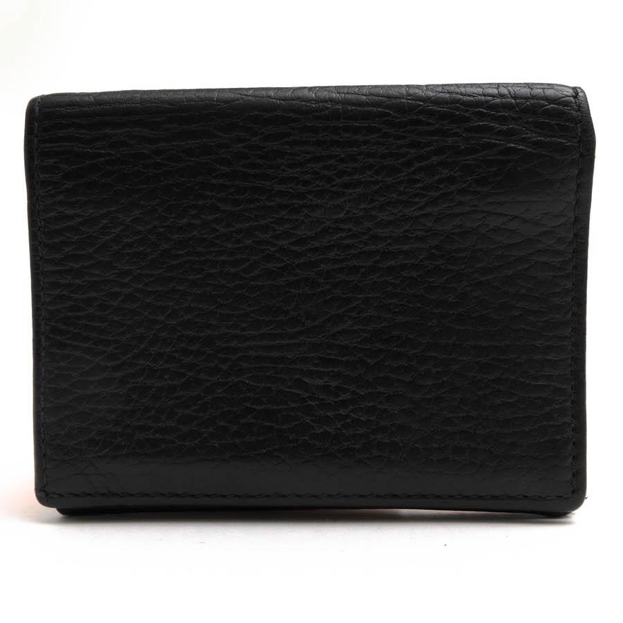 GUCCI（グッチ） 財布 456126 Black Leather Card Case Wallet ソフト