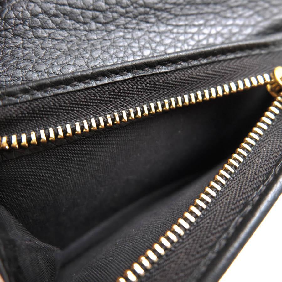 GUCCI（グッチ） 財布 456126 Black Leather Card Case Wallet ソフト