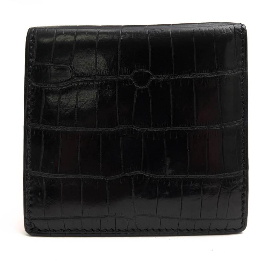 【美品】万双 クロコダイルミニ財布（小銭入付）＋専用クリーム付き クロコダイルミニ財布(小銭入付) | 万双公式オンラインショップ