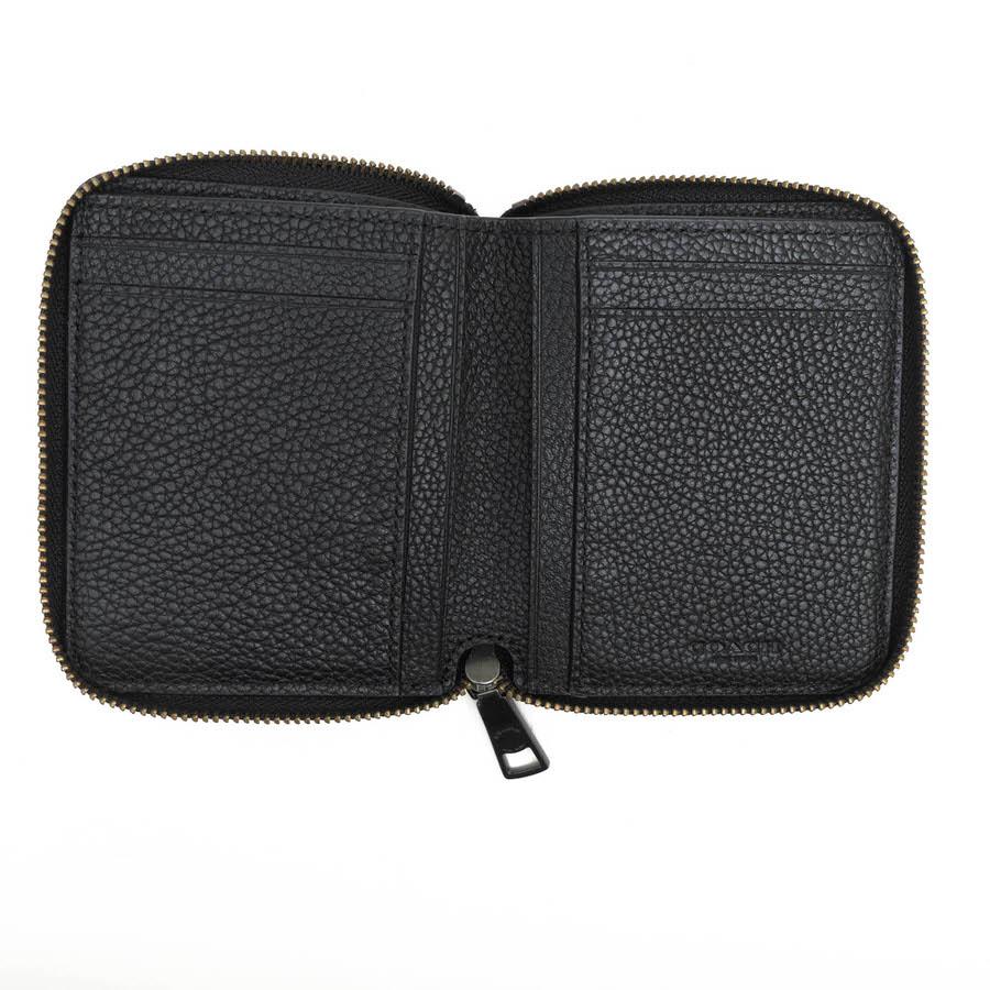 COACH（コーチ） 財布 F25412 Small Zip Around Wallet ペブルドレザー