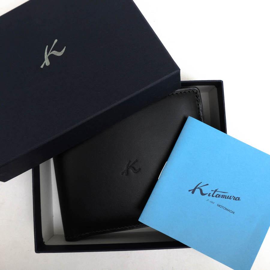 Kitamura キタムラ 財布 ZH0072 牛革 ヌメ革 小銭入れあり 二