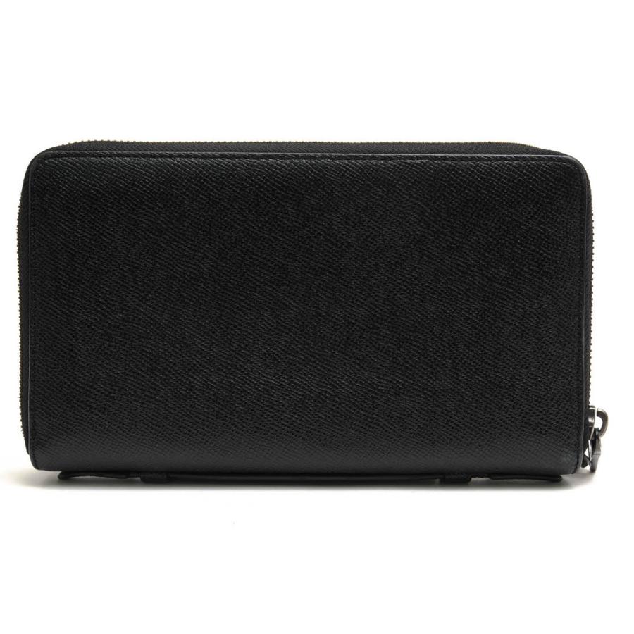 ○コーチ COACH クロスグレインレザー 牛革 長財布 F59114 Double Zip Travel Organizer In Crossgrain Leather ダブルジップ トラ 中古 COACH（コーチ） 長財布 F59114 Double Zip Travel Organizer In