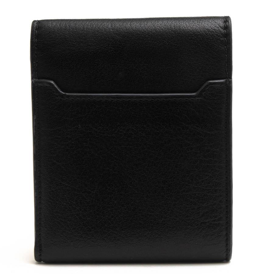 ブリオーニ／BRIONI 財布 ウォレット メンズ 男性 男性用 レザー 革 本革 ブラック 黒  小銭入れなし 札入れ 三つ折り シボ革 シュリンクレザー Brioni（ブリオーニ） 財布 牛革 カーフ 小銭入れなし 札入れ 三つ折り