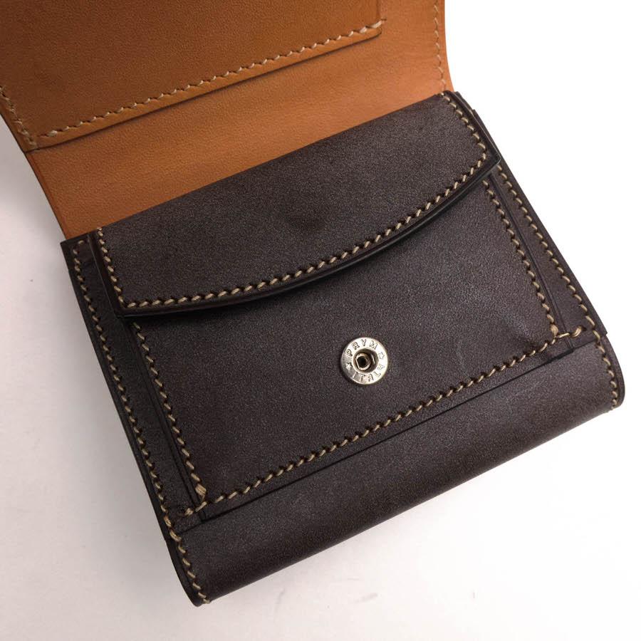 Mansaw 万双 財布 m00000332 ブライドル コンパクト三つ折り財布