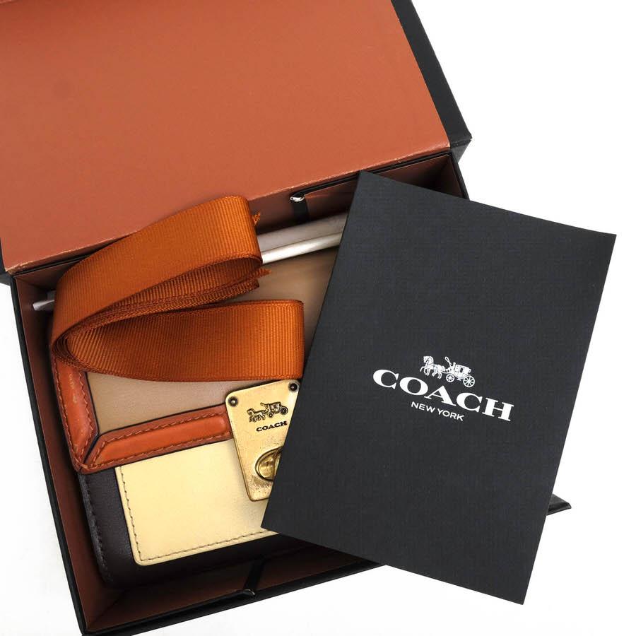 定価約4万 【COACH 高級オールドコーチ】二つ折り財布 コンパクトウォレット COACH（コーチ） 財布 89242 Hutton Wallet In Colorblock ハットン