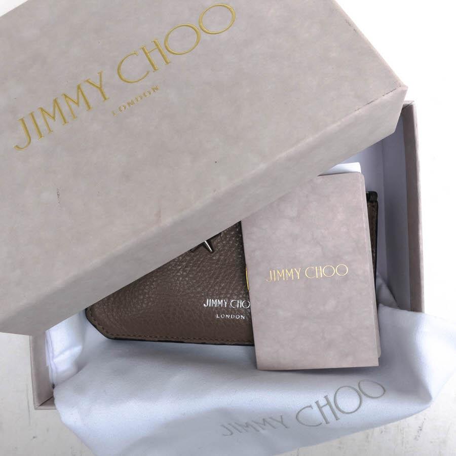 JIMMY CHOO（ジミーチュウ） 財布 CASEY OGLS グレイニーレザー 牛革