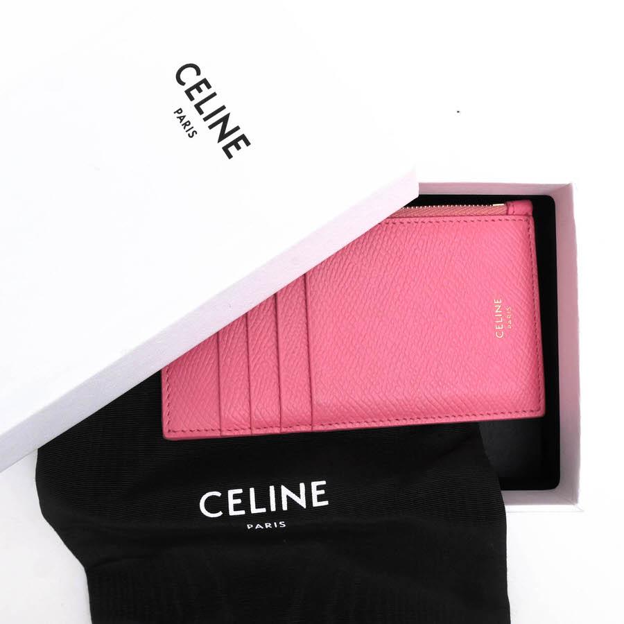 せ*ン様 CELINE 財布 CELINE（セリーヌ） 財布 10B683BEL Zipped Compact Card Holder In