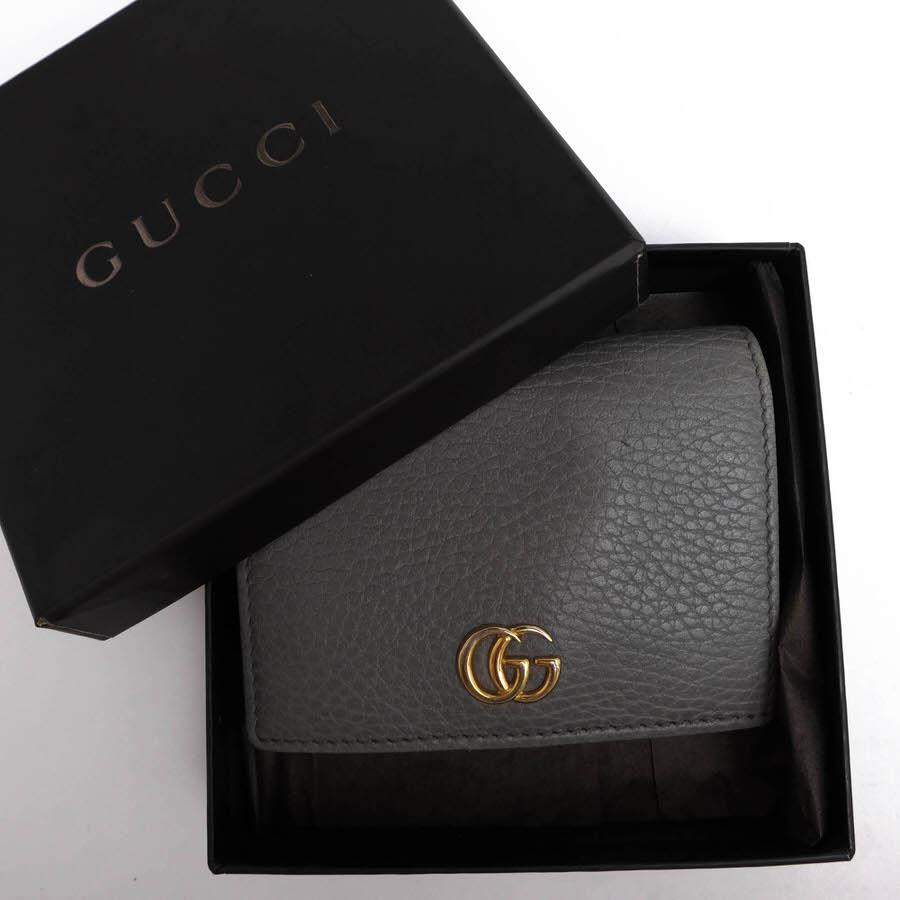 GUCCI（グッチ） 財布 456126 Leather Card Case Wallet ソフトカーフ