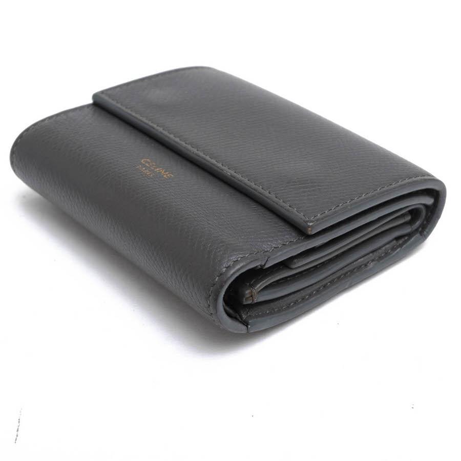 CELINE セリーヌ 財布 10B573BEL Small Trifold Wallet ESSENTIALS