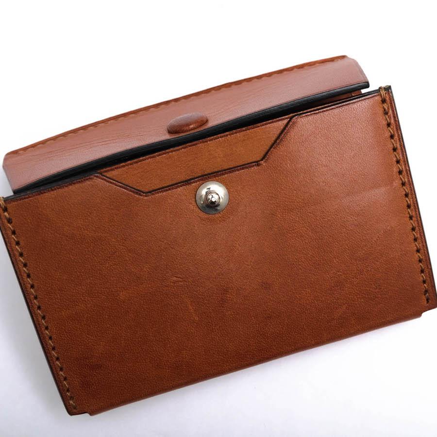 ○万双 Mansaw 双鞣和地 牛革 財布 m00000411 厚コバ 小銭入れ コンパクトウォレット 小銭入れあり メンズ 【中古】 中古 Mansaw 万双 財布 m00000411 厚コバ 小銭入れ 双鞣和地 牛革