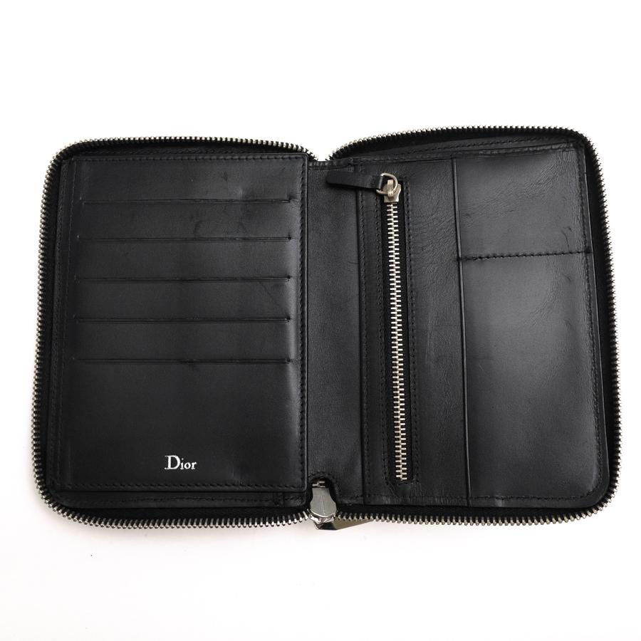 Dior HOMME ディオールオム 財布 ペブルドレザー 牛革 小銭入れあり