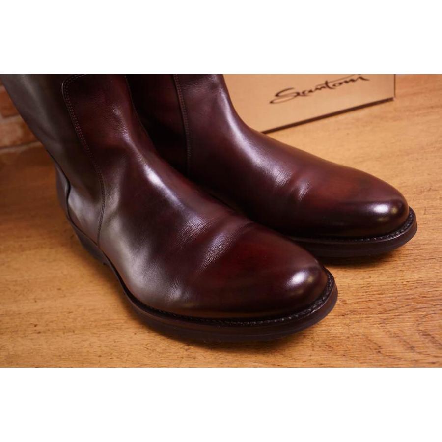 超歓迎された】Santoni サントーニ ブーツ ジョッキーブーツ 乗馬