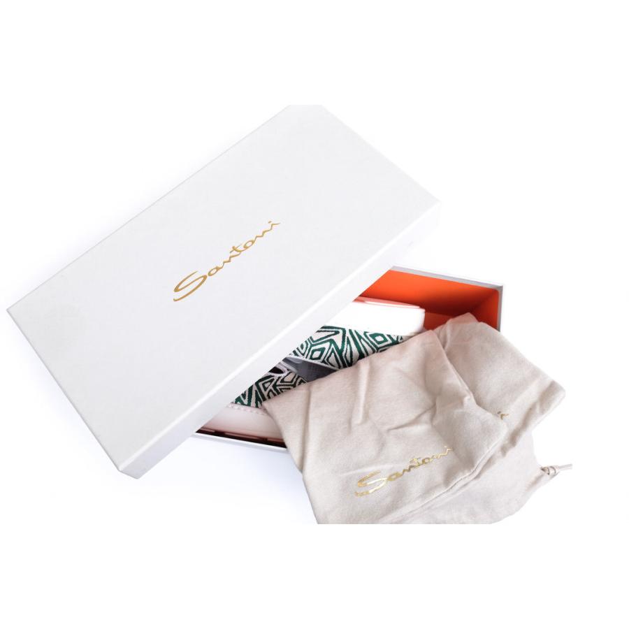 SANTONI（サントーニ） ローカットスニーカー 24065 刺繍テキスタイル