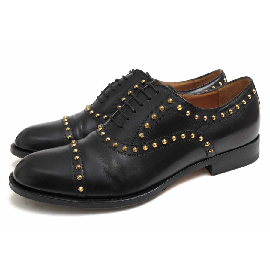 ○グッチ GUCCI ビジネスシューズ 295623 BETIS GLAMOUR スタッズ ストレートチップ メンズ 【中古】 中古 GUCCI（グッチ） ビジネスシューズ 295623 BETIS GLAMOUR スタッズ
