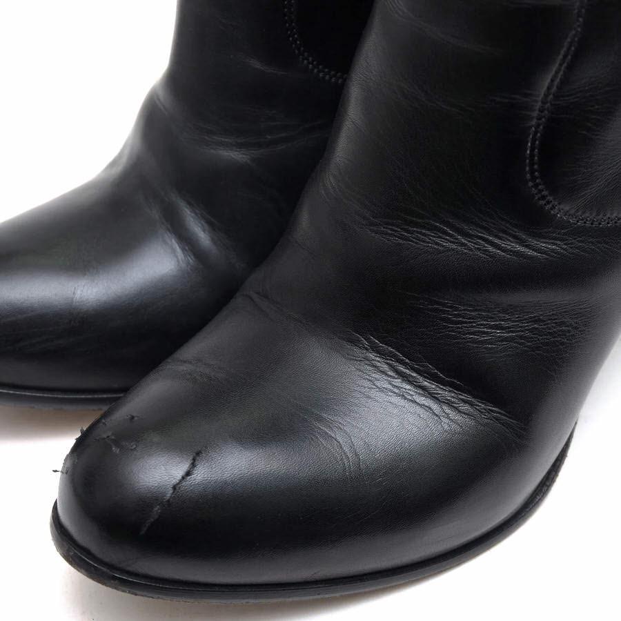 SARTORE サルトル ショートブーツ SR2221 BERRY 001 NERO カーフ 牛革 