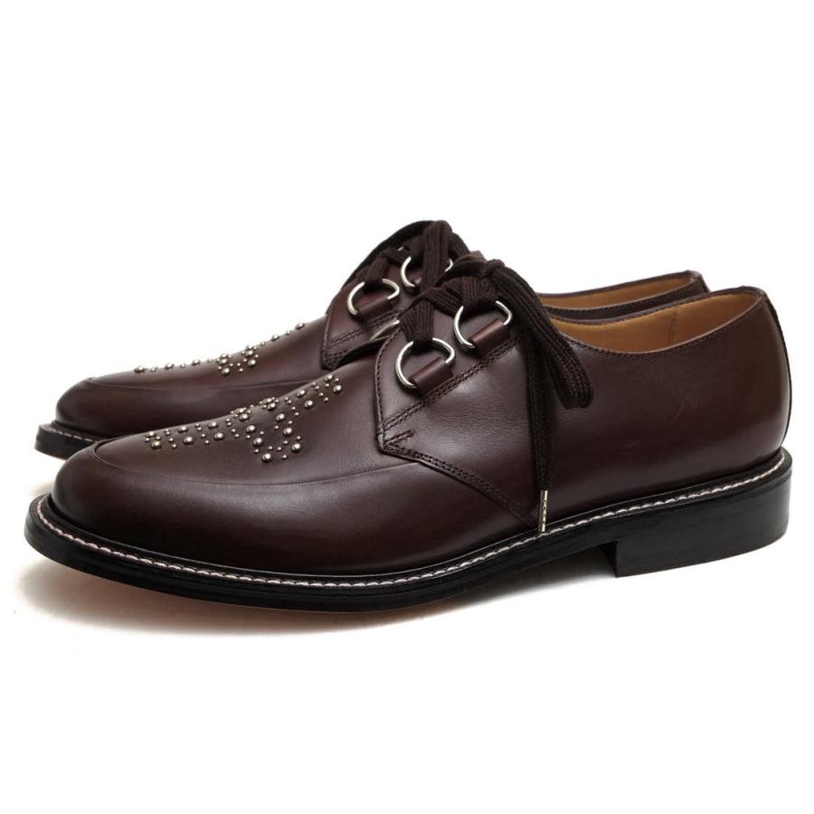 感謝報恩 GEORGE COX TIE DERBY ブラウン レザーシューズ ブーツ - ブーツ
