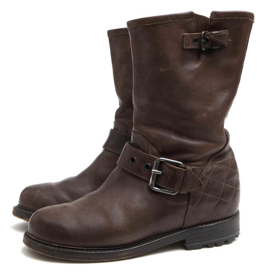 BUTTERO ブッテロ エンジニアブーツ B3704 era 牛革 キルティング  