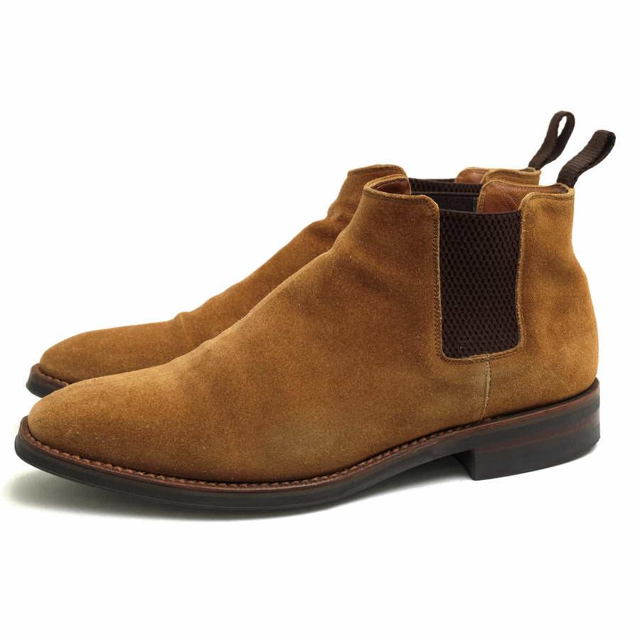 ○ボッティ Botti フィレンツェ 牛革 サイドゴアブーツ 154 B 451 メンズ 【中古】 中古 Botti ボッティ サイドゴアブーツ 154 B 451 フィレンツェ 牛革