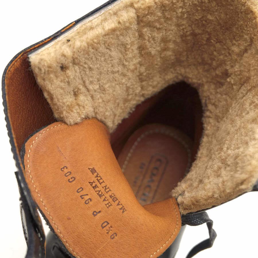 COACH（コーチ） レースアップブーツ P970 HARVEY OILED CALF 牛革