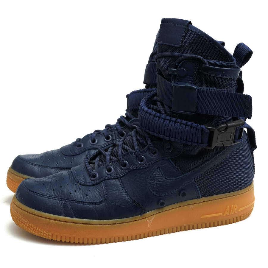 Nike ナイキ ハイカットスニーカー Sf Air Force 1 High Midnight Navy スペシャル フィールド エア フォース 1 ミッドナイトネイビー バリスティックナイロン X5940 Desir Yahoo ショッピング店 通販 Yahoo ショッピング