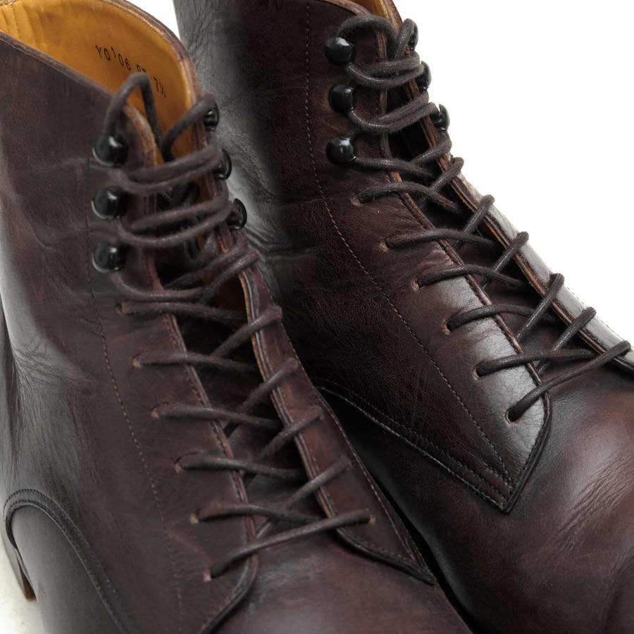 長谷川良治／YOSHIHARU HASEGAWA レースアップブーツ YOSHIHARU HASEGAWA 長谷川良治 レースアップブーツ YO 06-87