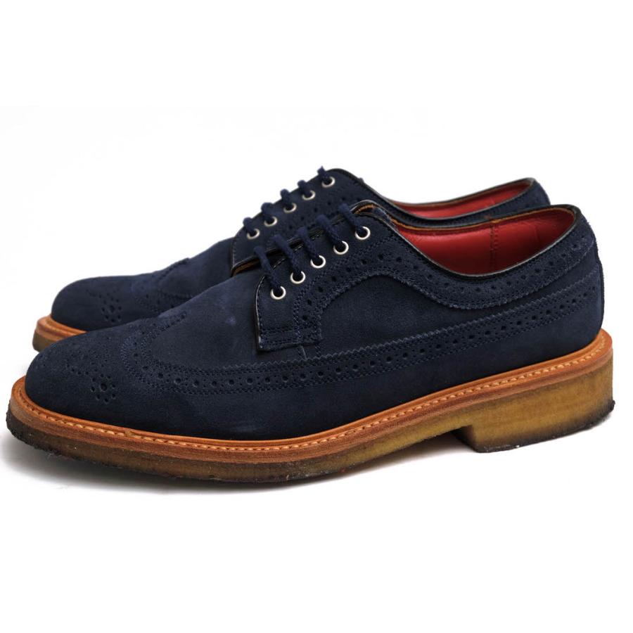 R.J.B アールジェイビー ビジネスシューズ L116 VELOUR WINGTIP SHOES 