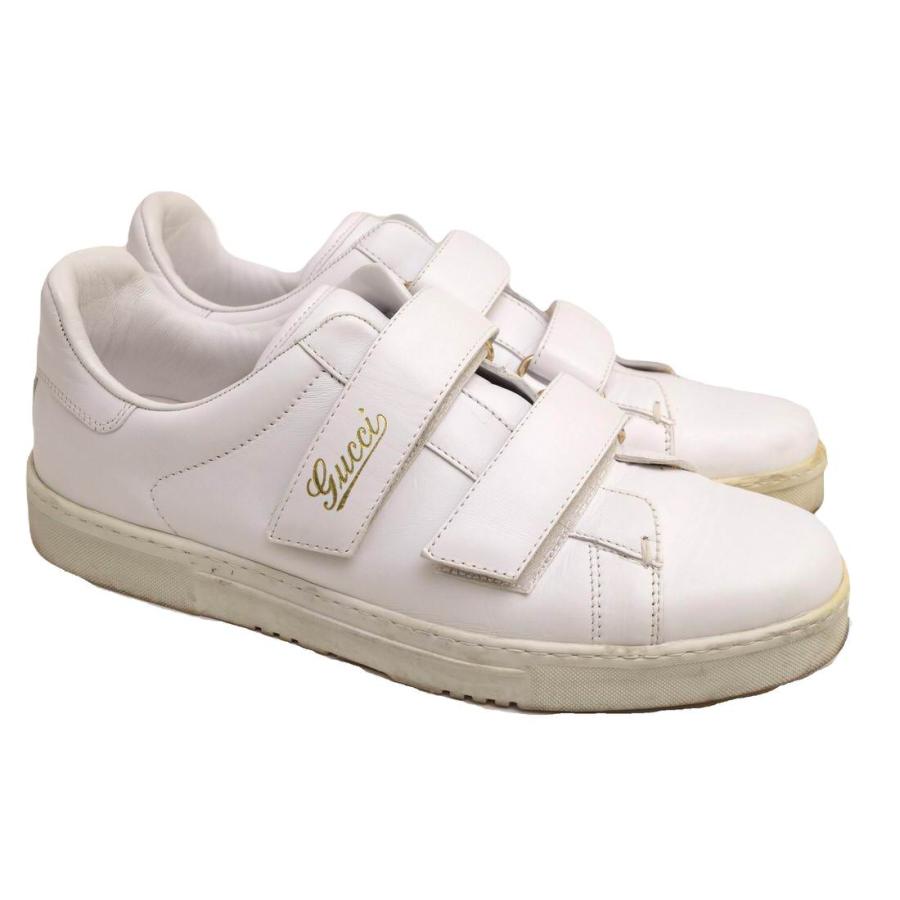 GUCCI（グッチ） ローカットスニーカー 138733 牛革 カーフ ベルクロ 
