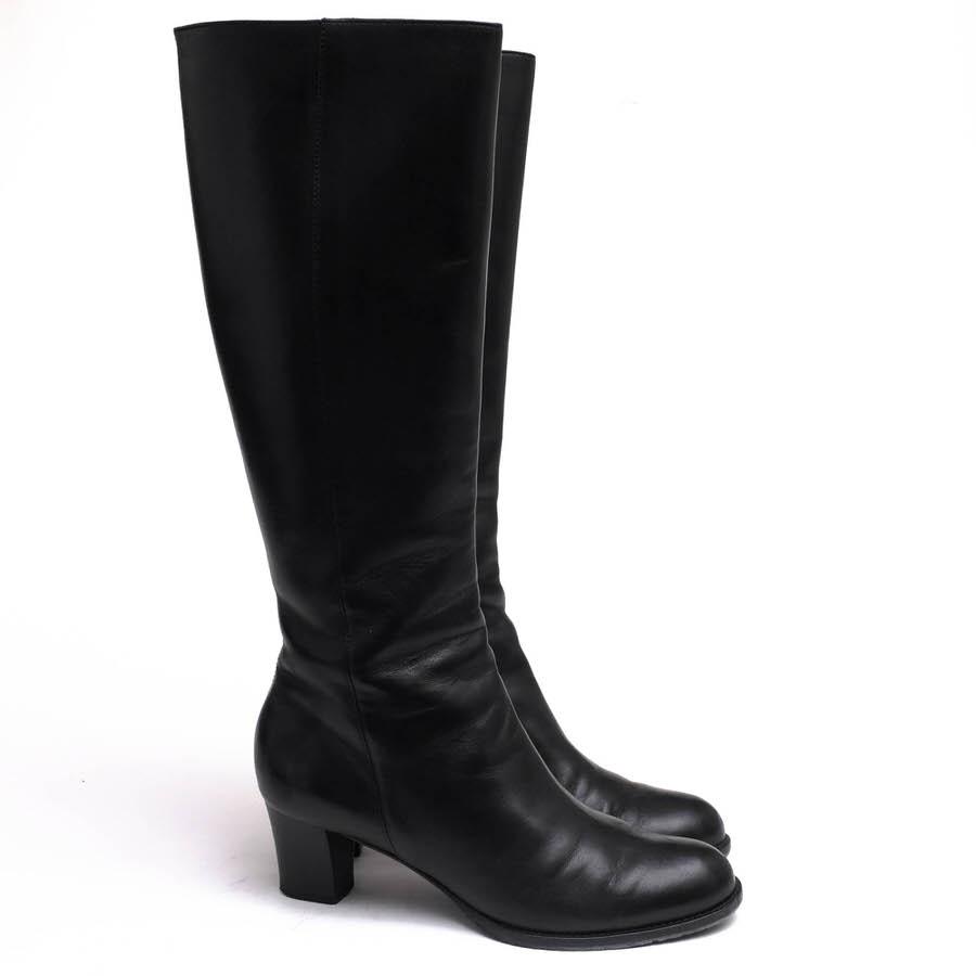 ○バリー BALLY 牛革 カーフ ロングブーツ CARMENCITA サイドジップ レディース 【中古】 中古 Bally（バリー） ロングブーツ CARMENCITA 牛革 カーフ サイドジップ