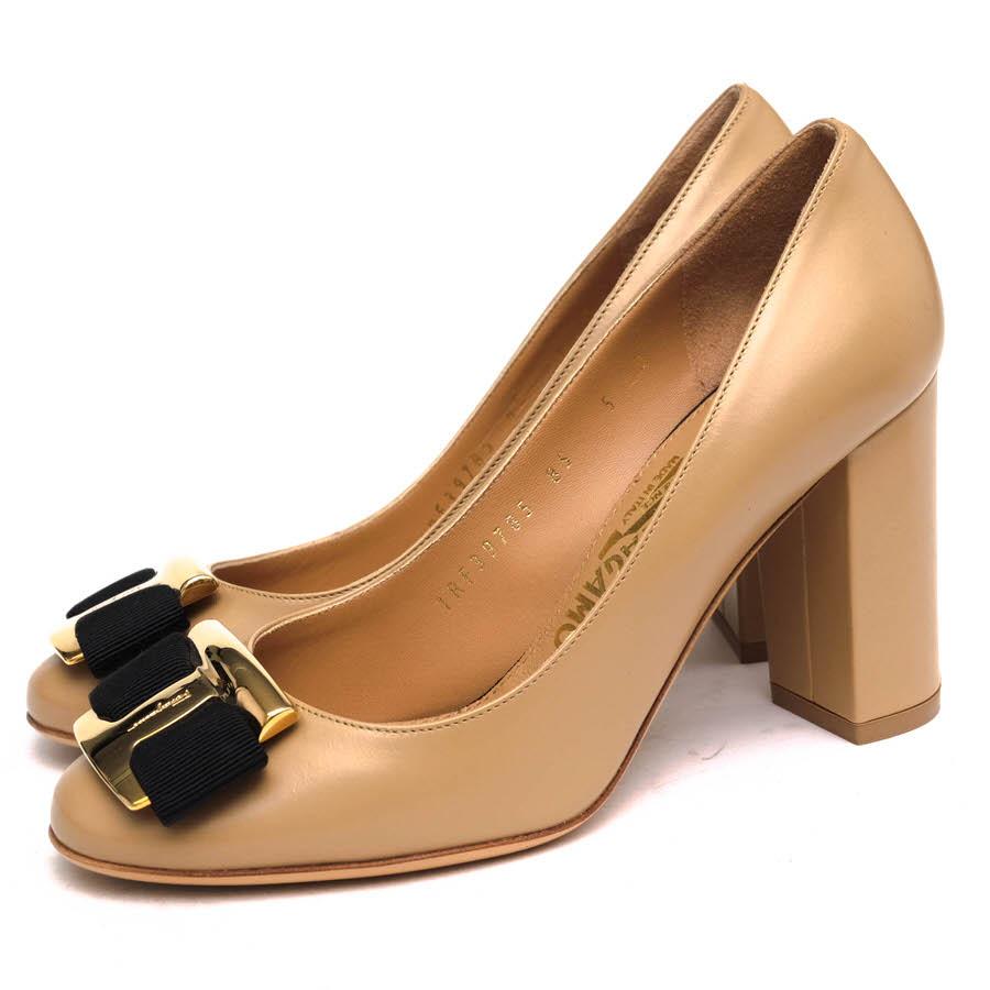 Salvatore Ferragamo フェラガモ パンプス NINNA 85 牛革 カーフ