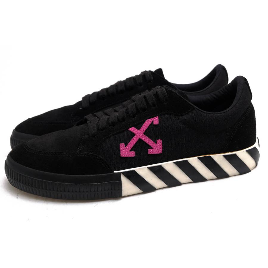 ○オフホワイト Off-White  ローカットスニーカー OMIA085R20C210501010 Vulcanized Striped Low Top Sneaker バルカナイズド スト 中古 Off-White オフホワイト ローカットスニーカー Vulcanized Striped Low