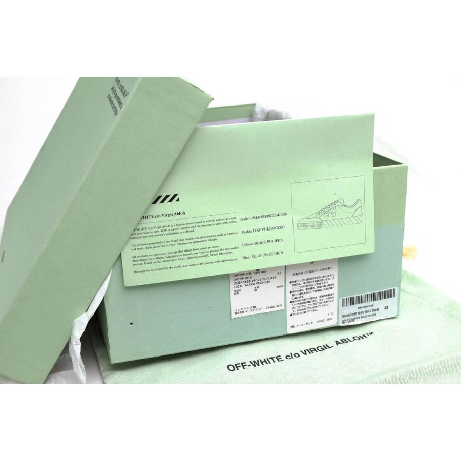 Off-White オフホワイト ローカットスニーカー Vulcanized Striped Low