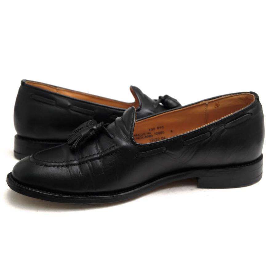 ○ユニオンワークス UNION WORKS 牛革 カーフ タッセルローファー 130-095 Black Tassel Loafer スリッポン グッドイヤーウェルト  中古 UNION WORKS ユニオンワークス タッセルローファー 130-095 Black