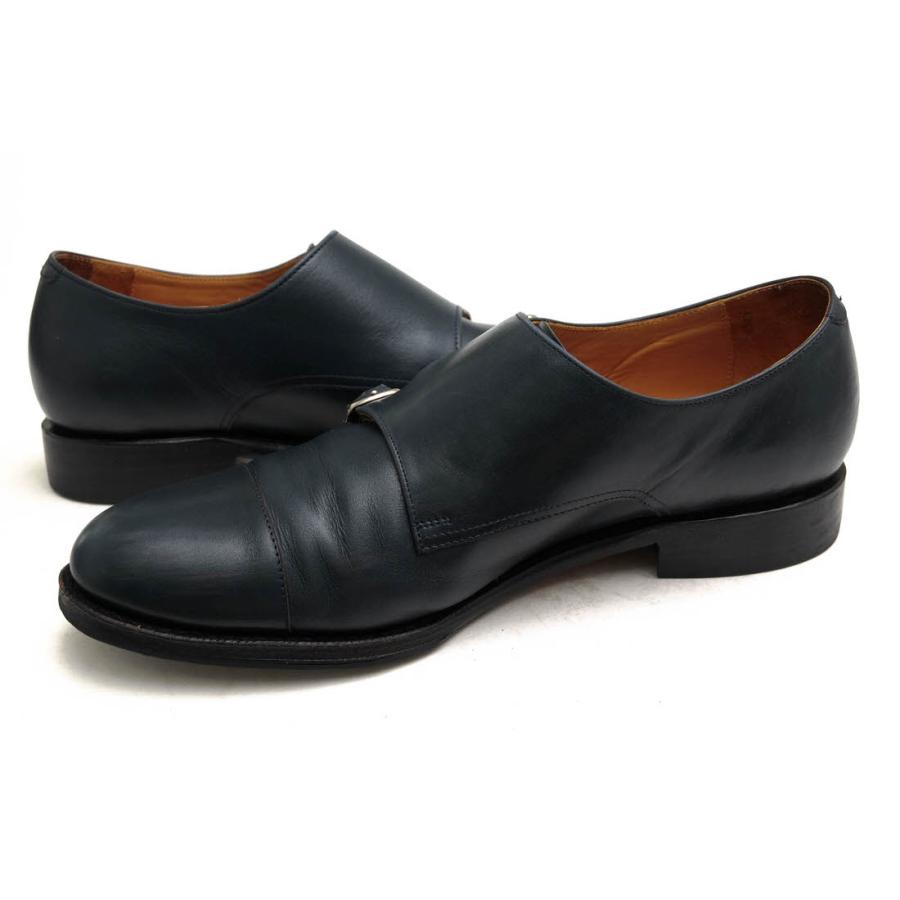 ○ジャランスリワヤ JALAN SRIWIJAYA 仏デュプイ社ハイグレードカーフ 牛革 ビジネスシューズ 98679 ダブルモンクストラップ スト  中古 JALAN SRIWIJAYA（ジャラン スリウァヤ） ジャランスリワヤ ビジネス