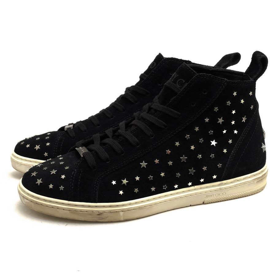 JIMMY CHOO（ジミーチュウ） ハイカットスニーカー COLT 牛革 スター 