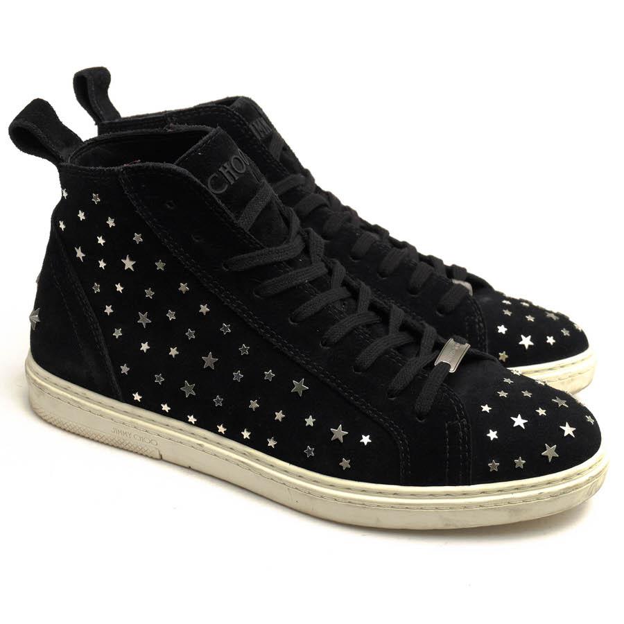 JIMMY CHOO（ジミーチュウ） ハイカットスニーカー COLT 牛革 スター 